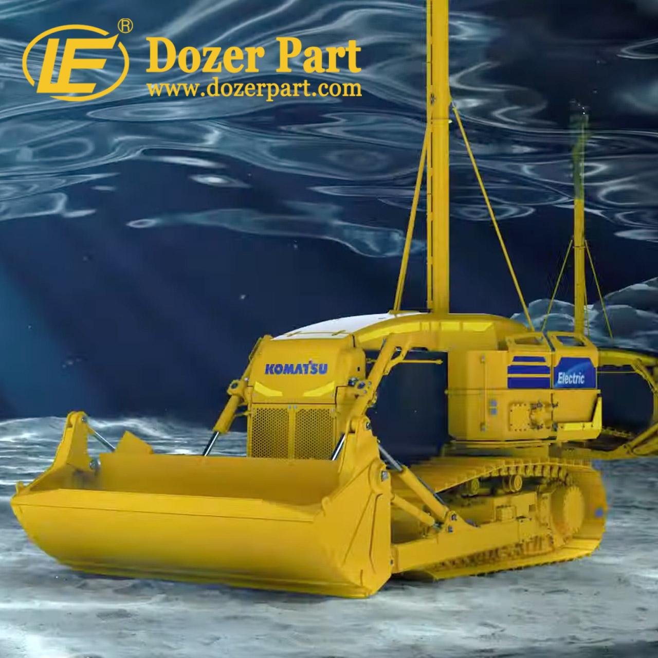 Autonomous Dozer Komatsu Unveils All-Electric Autonomous Underwater Bulldozer at CES ...
